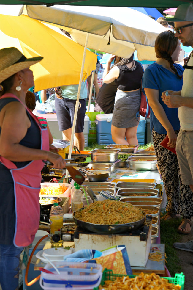 Diverse thailändische Speisen im Preussenpark