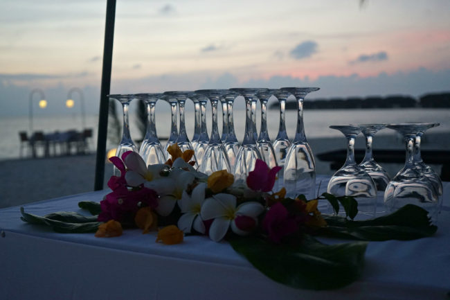 sonnenuntergang malediven