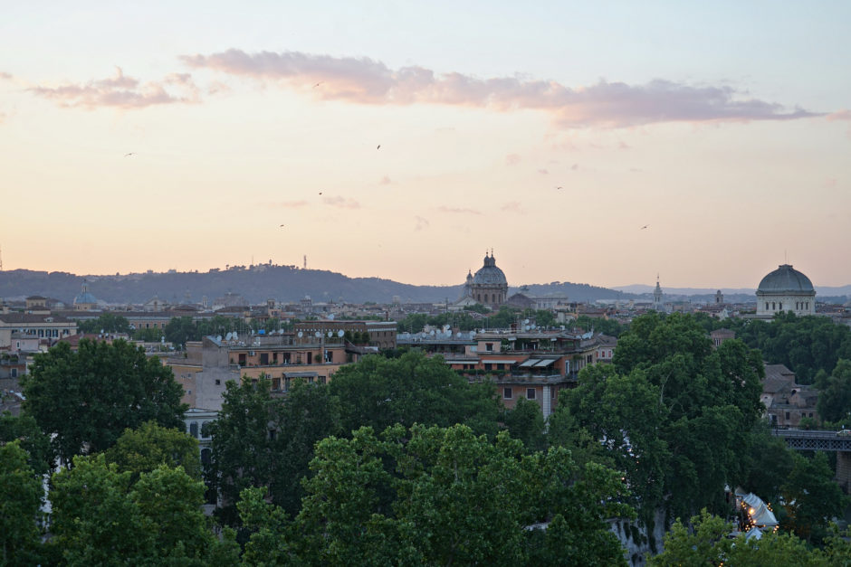 sonnenuntergang rom